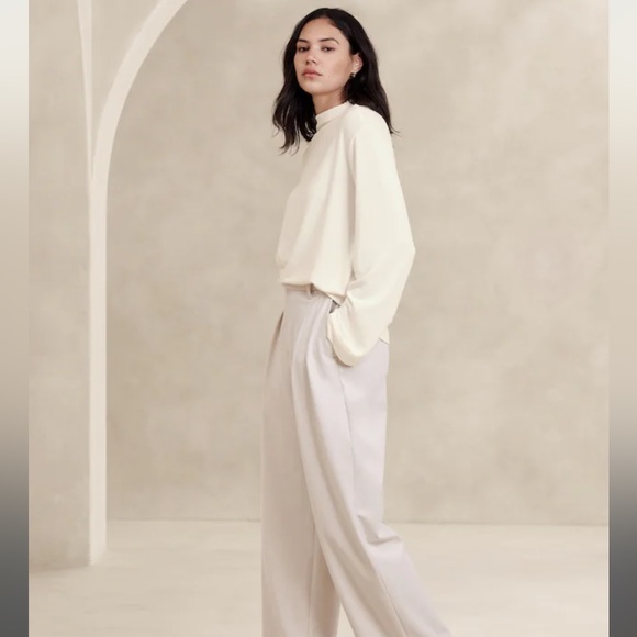 NWT BANANA REPUBLIC SOFT LUXE COWL NECK SWEATER - Picture 2 of 6